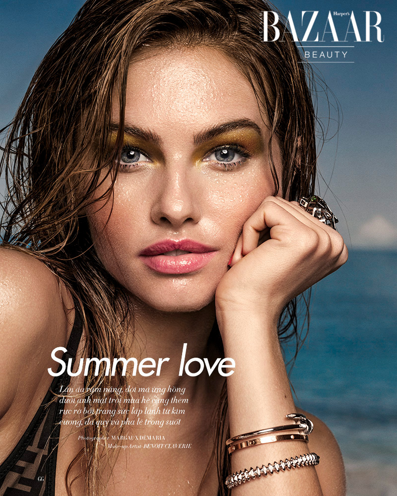 Retouche Beauté Harper's Bazaar Thylane