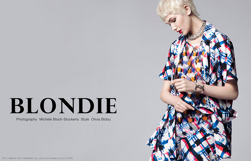 Retouche L'Officiel Manila - Édito Blondie