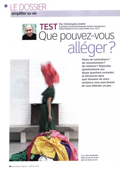 Retouche Psychologies magazine n�277