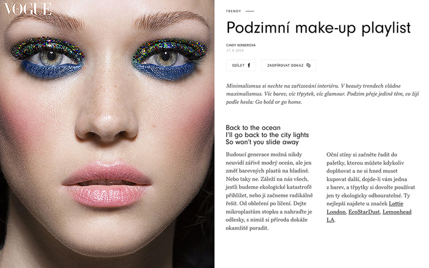 Retouche Vogue CZ - Édito Make-up playlist