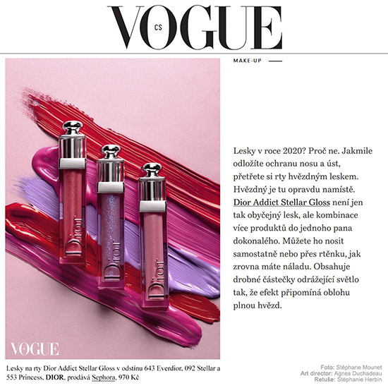 Retouche Vogue CS - Octobre 2020 - Dior